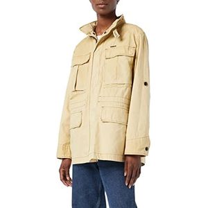 G-STAR RAW Dames Field Overshirt Jas, beige/kaki (Hemp Vintage Gd 9740-d297), S