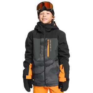 Quiksilver Silver Tip Jas Oranje,Zwart,Grijs 8 Years Jongen