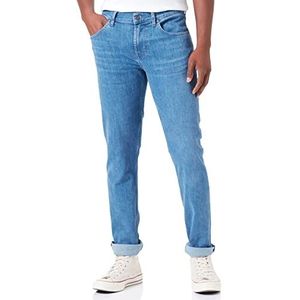 7 For All Mankind Slimmy Luxe Performance Eco Jeans voor heren, taps toelopend, lichtblauw, 34