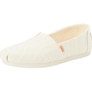 TOMS Alpargata Cloudbound instappers voor dames, Natuurlijke driehoek geweven, 36.5 EU