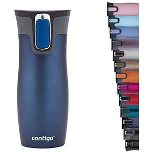 Contigo West Loop Autoseal thermosbeker, roestvrijstalen isoleerbeker, koffiebeker-to-go, BPA-vrij, lekvrije beker-to-go met Easy-Clean-deksel, houdt tot 5 uur warm, 470 ml