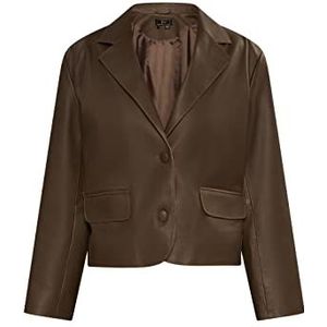 nascita Leren blazer voor dames 29027088-NA03, taupe, M, taupe, M