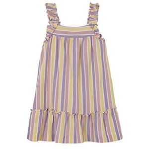 Gocco jurk met strepen voor meisjes, Oud Roze, 5-6 Jaren