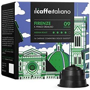 Nescafé Dolce Gusto capsules compatibel 96 - Il Caffè Italiano - Blend 9 Florence Intensity