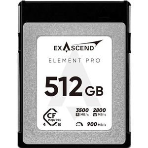 Exascend - CFexpress 4.0 Type B Element Pro - Geheugenkaart - 512GB