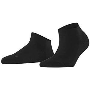 FALKE Dames Korte sokken Sensitive London W SN Katoen Kort eenkleurig 1 Paar, Zwart (Black 3000), 35-38