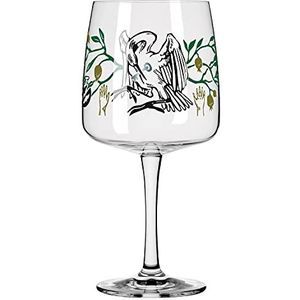 RITZENHOFF 3458003 Gin-glas 700 ml - Serie Fabelkraft motief nr. 3 - cocktailglas, ooievaarillustratie - Made in Germany