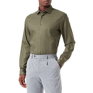 Seidensticker Herenoverhemd, donkergroen, 38