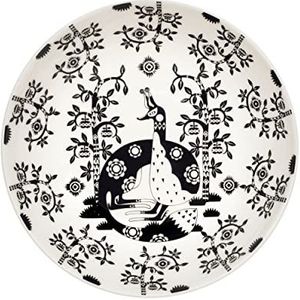 Iittala Taika diepe borden, porselein, zwart, 22 cm