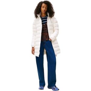 Tommy Jeans - DW0DW18864 - Gewatteerde Donsjas - Wit - Casual - Waterafstotend