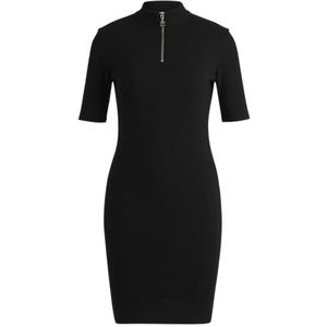 HUGO - Nasiia - Jerseyjurk - Zwart - Katoen