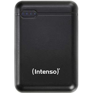 Intenso 7313530 Powerbank XS 10000, externe oplader (10000 mAh, geschikt voor smartphone/tabletPC/MP3Player/digitale camera), zwart