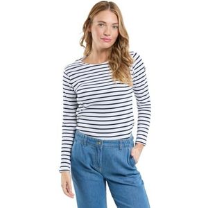 Armor-Lux - lesconil - T-shirt - Marine - Vrouwen - Lange Mouwen