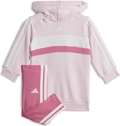 adidas - Seasonal Essentials Tiberio 3 Stripes - Trainingspak - Zwart