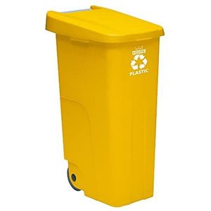 Wellhome Recycling container met deksel, 110 liter
