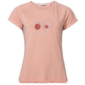 Vaude - Womens Cyclist 2 - T-shirt - Roze - 83% Polyester, 11% Lyocell, 6% Elastaan