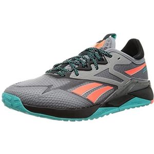 Reebok Heren Nano X2 TR Adventure Sneaker, Puur Grijs 5/core Zwart/Klassiek Teal, 11 UK