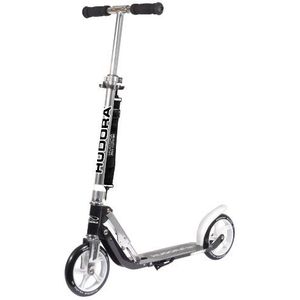 HUDORA BigWheel 180 Scooter - step voor kinderen en volwassenen - step vanaf 6 jaar - cityroller tot 100 kg - inklapbaar en in hoogte verstelbaar - met draagriem