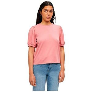 Object Objjamie S s Top Tops T-shirts Dames - Shirt - Lichtroze