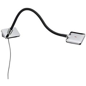 Minikelvin F4185057 wandlamp met metalen houder, 4 W, 7 x 4,5 x 36 cm, chroom