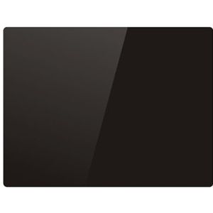 Elektrische radiator, zwart, met traagheid, droger, blok keramiek + gevel, glas, LCD-display, 1000 W, GLASS-norm NF