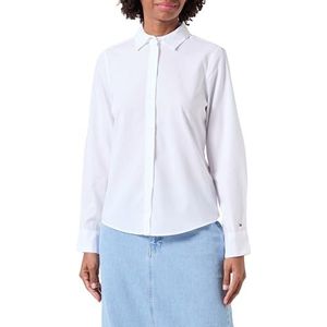 Tommy Hilfiger - Dameshemd - Wit - Regular Fit - Katoen