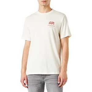 MUSTANG Heren Style Alex C Print T-shirt, Pristine 8001, XL, pristine 8001, XL