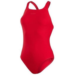 Speedo Eco Endurance+ Medalist Badpak voor dames, Rood, 28