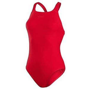 Speedo Eco Endurance+ Medalist Badpak voor dames, Rood, 36