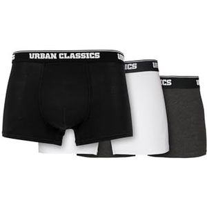 Urban Classics - Boxershorts - Zwart/Wit/Grijs