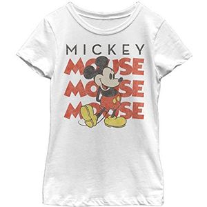 Disney meisjes Classic Mickey - Mickey Classic T-shirt T-Shirt Weiß XL