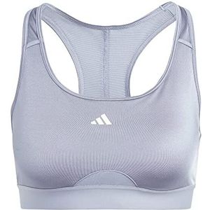 adidas - PowerReact - Sport Bh - Zwart - Medium Ondersteuning, AEROREADY Technologie, 70% Gerecycled