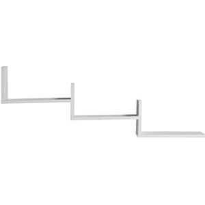 Lastdeco - Rek J/3 Alayor | Houten rek wit - 3 planken - afmetingen 120 x 18 x 44 cm