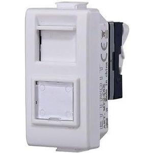 Bticino Matix CAT 5E UTP netwerkcontactdoos RJ45 wit