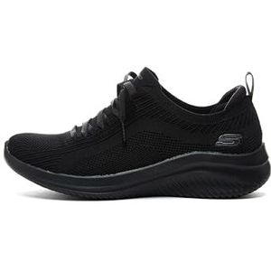 Skechers Ultra Flex 3.0 Big Plan Sneaker voor dames, Zwart, 35 EU