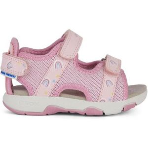 Geox B Multy Girl Sandalen voor babymeisjes, Lt Pink Dk Pink, 21 EU