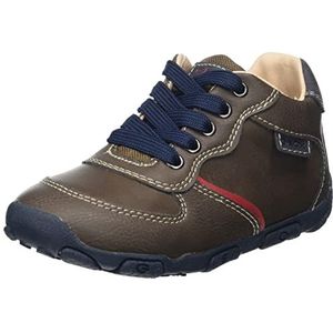Geox Babyjongens B Balu' Boy First Walker Shoe, Chocolate Navy, 24 EU