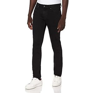 7 For All Mankind Ronnie Sharp jeans voor heren, zwart, 38W x 30L