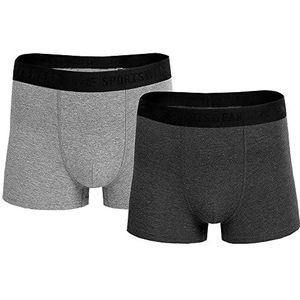 4F Boxershorts M022 (set van 2), meerkleurig, maat L voor heren, meerkleurig gemêleerd, L