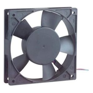 Ventilator 120 x 120 x 25 mm 24 V met wrijvingslager, ideaal voor het koelen van elektronische apparaten en ventilatie in nauwe ruimtes.