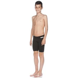 ARENA Boy's Team Swim Short Solid Shorts, zwart-wit, 6-7 kinderen en jongens, Zwart - Wit, 6-7 Jaar