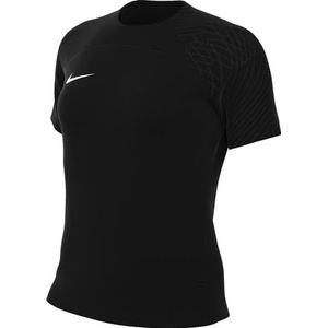 Nike Dames Short Sleeve Top W Nk Df Strke Iii Jsy Ss, Zwart/Zwart/Zwart/Wit., DR0909-010, XS