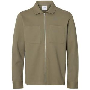 Selected - Jackie - Sweatvest - Heren - Gebreid - Met Borstzakken en Volledige Rits