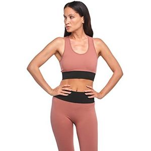 HEART and SOUL Top sportivo donna - BRB Desert Rose/Black