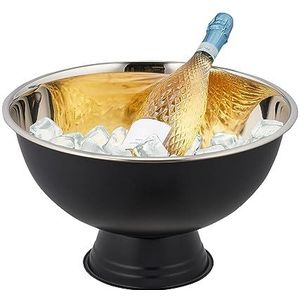 Relaxdays champagnekoeler xxl - fleskoeler - drankemmer - champagneschaal - wijnkoeler