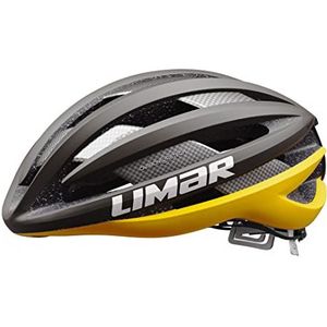 LIMAR Air Pro helm, volwassenen, uniseks, zwart/geel, eenheidsmaat