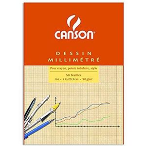 Canson 200067106 mm papier A4, wit