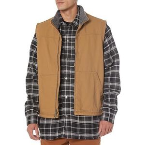 Dickies - Sherpa Lined Duck Vest - Bodywarmer - Brown Duck