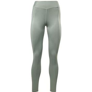 Reebok Vrouwen Yoga High Rise Rib Broek, Paarse Oase, M (Kort)