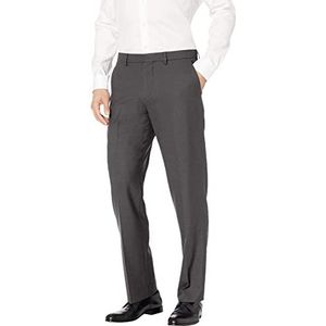 Amazon Essentials Klassieke pasvorm kreukbestendige Stretch Dress Pant houtskool, 32W x 34L